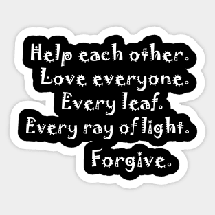 Forgive Sticker